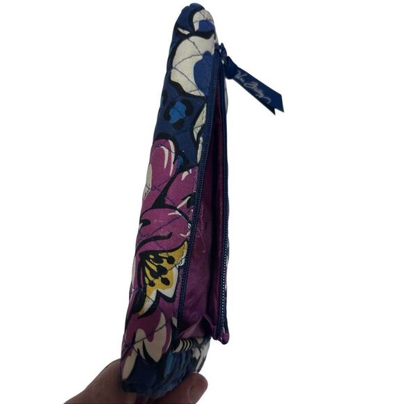 Vera Bradley Trifold Organizer Wallet African Violet retired pattern - Picture 4 of 6